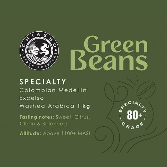 Colombian Excelso Green Coffee Beans 1kg