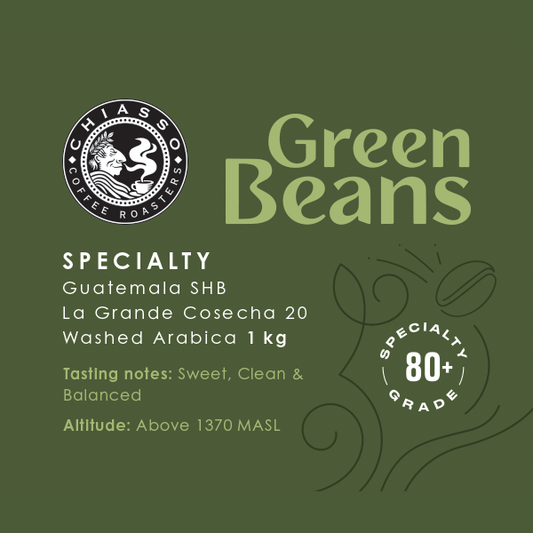 Guatemalan SHB Green Coffee Beans 1kg