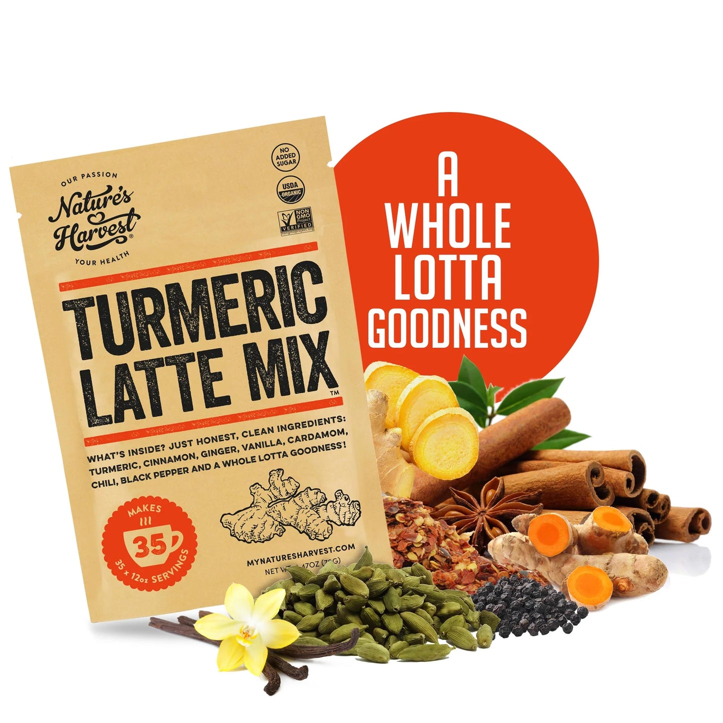 Turmeric Latte Mix 250g Refill Pack