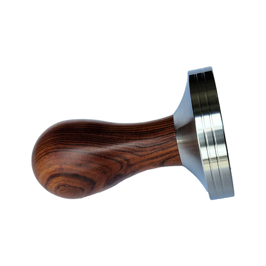 58mm Coffee Tamper – Wood Handle & Stainless Steel | Fits La Marzocco & E61 Espresso Machines