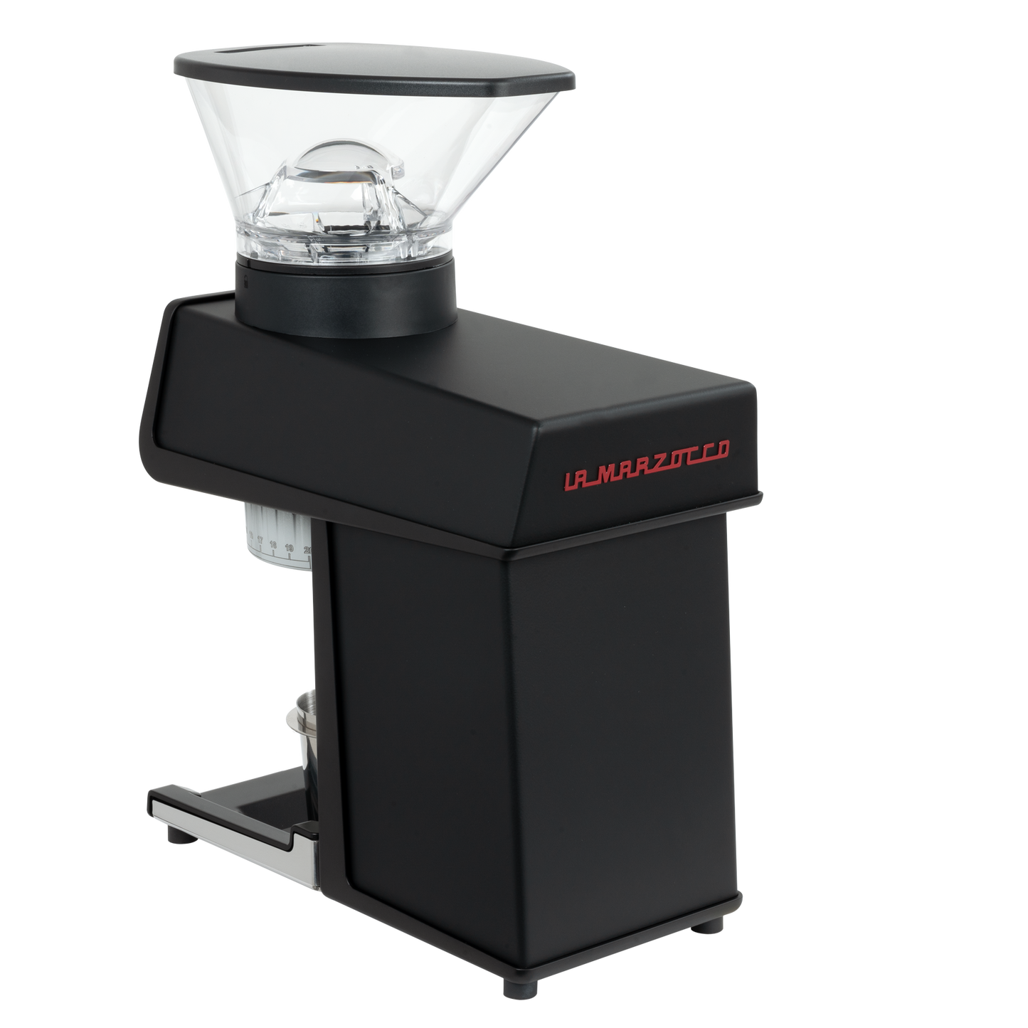 La Marzocco Pico coffee grinder in black, rear view