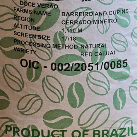 Brazil Doce Verao Green Coffee Beans 1kg