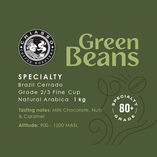 Brazil Cerrado Green Coffee Beans 1kg