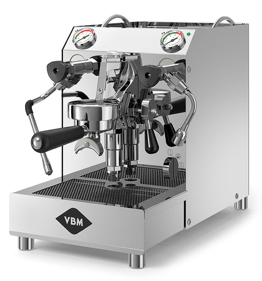 VBM Domobar Super espresso machine, front-right view