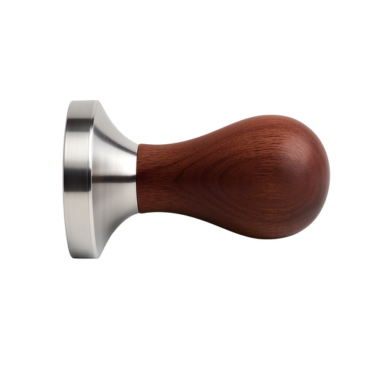 58mm Coffee Tamper – Fits La Marzocco & All E61 Espresso Machines | Wood Handle & Stainless Steel