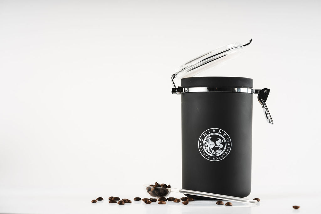 Black Coffee Storage Canister