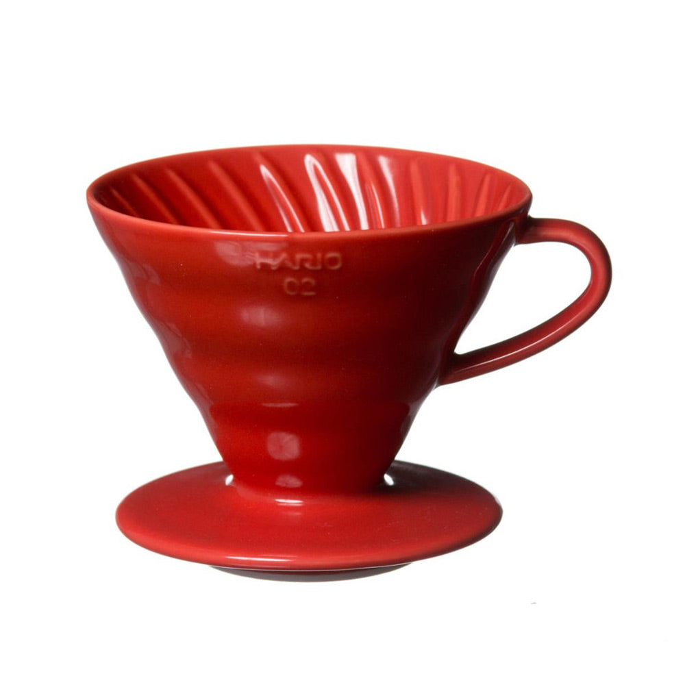 Hario V60 02 ceramic dripper in red