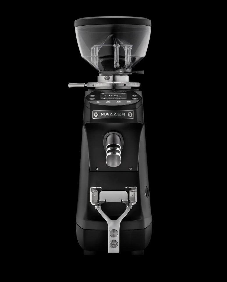 Mazzer Mini E electronic coffee grinder detail