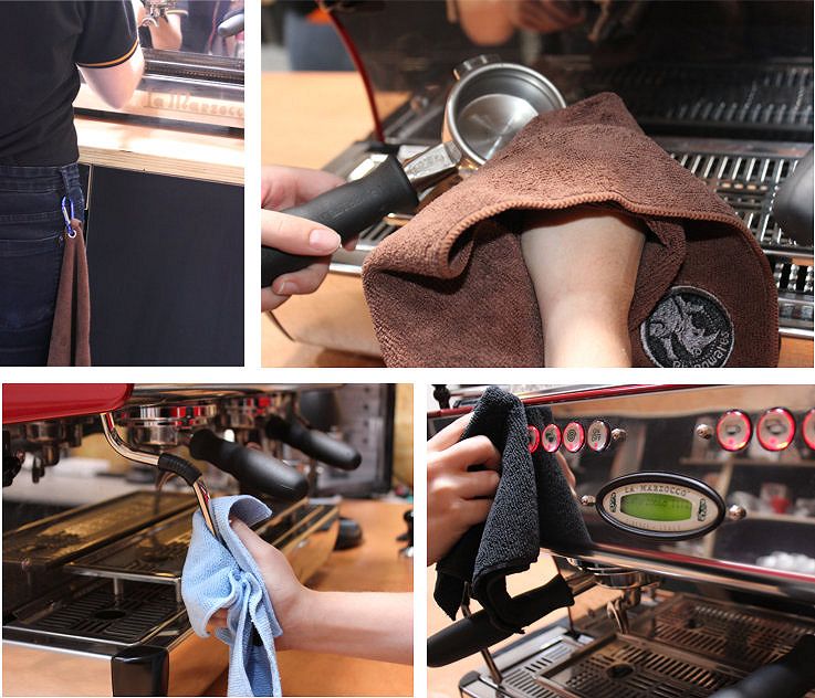 Rhino Coffee Gear's Barista Cloth Set 4pk
